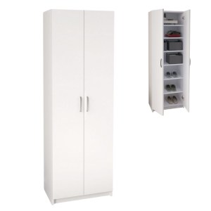 meg-GP041-0085,1-0 ΝΤΟΥΛΑΠΑ ΡΟΥΧΩΝ - ΠΑΠΟΥΤΣΟΘΗΚΗ RENSO MEGAPAP ΔΙΦΥΛΛΗ ΧΡΩΜΑ ΛΕΥΚΟ 59,8X37,8X178,5ΕΚ.