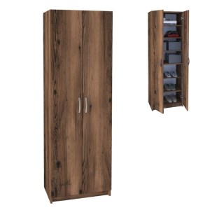 meg-GP041-0085,2-0 ΝΤΟΥΛΑΠΑ ΡΟΥΧΩΝ - ΠΑΠΟΥΤΣΟΘΗΚΗ RENSO MEGAPAP ΔΙΦΥΛΛΗ ΧΡΩΜΑ ΚΑΠΝΙΣΤΗ ΚΑΡΥΔΙΑ 59,8X37,8X178,5ΕΚ.