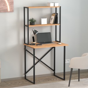 meg-GP041-0104,1-0 ΓΡΑΦΕΙΟ ΕΡΓΑΣΙΑΣ POPE MEGAPAP ΧΡΩΜΑ PINE OAK 73X52X146ΕΚ.