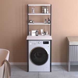 meg-GP041-0105,2-1 ΕΠΙΠΛΟ ΠΛΥΝΤΗΡΙΟΥ BOBBY MEGAPAP ΧΡΩΜΑ ΛΕΥΚΟ 67X60X178ΕΚ.