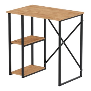 meg-GP041-0108,1-2 ΓΡΑΦΕΙΟ ΕΡΓΑΣΙΑΣ VERNO MEGAPAP ΧΡΩΜΑ PINE OAK 90X59,8X92,8ΕΚ.