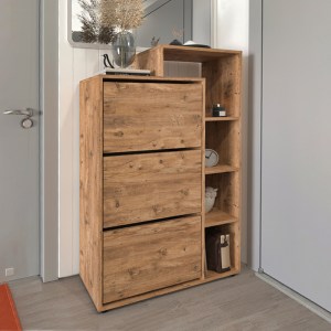 meg-GP041-0119,1-0 ΠΑΠΟΥΤΣΟΘΗΚΗ LEGO MEGAPAP ΧΡΩΜΑ PINE OAK 90X32X143ΕΚ.