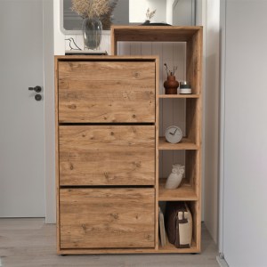 meg-GP041-0119,1-2 ΠΑΠΟΥΤΣΟΘΗΚΗ LEGO MEGAPAP ΧΡΩΜΑ PINE OAK 90X32X143ΕΚ.