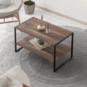 meg-GP041-0123,1-0 ΤΡΑΠΕΖΑΚΙ ΣΑΛΟΝΙΟΥ GIZA MEGAPAP ΧΡΩΜΑ RUSTIC ΚΑΡΥΔΙ 90,2X50,3X50,4ΕΚ.