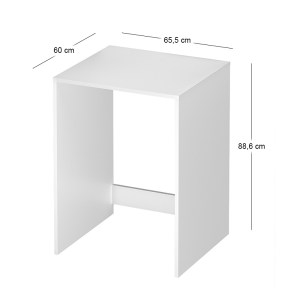 meg-GP041-0132,1-3 ΕΠΙΠΛΟ ΠΛΥΝΤΗΡΙΟΥ PINAR MEGAPAP ΧΡΩΜΑ ΛΕΥΚΟ 65,5X60X88,6ΕΚ.