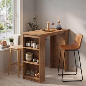 meg-GP041-0137,1-0 ΤΡΑΠΕΖΙ ΜΠΑΡ TOSKA MEGAPAP ΧΡΩΜΑ PINE OAK 120X50X103,6ΕΚ.