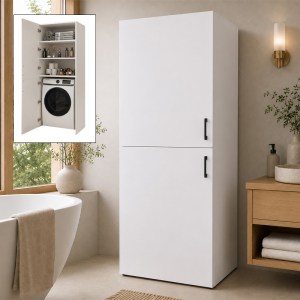 meg-GP041-0139,1-0 ΝΤΟΥΛΑΠΑ ΜΠΑΝΙΟΥ - ΕΠΙΠΛΟ ΠΛΥΝΤΗΡΙΟΥ MILES MEGAPAP ΧΡΩΜΑ ΛΕΥΚΟ 70X70X180ΕΚ.