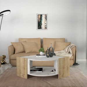 meg-GP042-0078,2-5 ΤΡΑΠΕΖΑΚΙ ΣΑΛΟΝΙΟΥ MARBEL MEGAPAP ΧΡΩΜΑ SAPPHIRE OAK - ΛΕΥΚΟ ΕΦΕ ΜΑΡΜΑΡΟΥ 75X75X40ΕΚ.