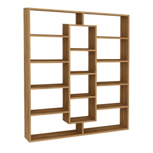 meg-GP042-0104,2-1 ΒΙΒΛΙΟΘΗΚΗ AMPLE MEGAPAP ΧΡΩΜΑ ΚΑΡΥΔΙ 125X22X135,7ΕΚ.