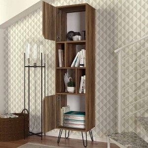 meg-GP042-0109,1-1 ΒΙΒΛΙΟΘΗΚΗ ΜΕΛΑΜΙΝΗΣ NORMA MEGAPAP ΧΡΩΜΑ ΚΑΡΥΔΙ 45X35X184ΕΚ.