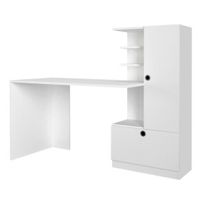 meg-GP042-0111,1-5 ΓΡΑΦΕΙΟ ΕΡΓΑΣΙΑΣ MERINO MEGAPAP ΧΡΩΜΑ ΛΕΥΚΟ 149,5X61,8X120ΕΚ.