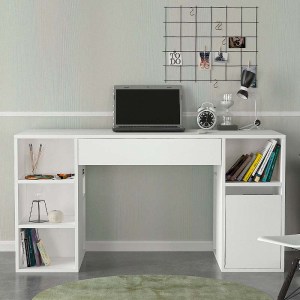 meg-GP042-0112,1-2 ΓΡΑΦΕΙΟ ΕΡΓΑΣΙΑΣ PONTUS MEGAPAP ΧΡΩΜΑ ΛΕΥΚΟ 145X60X74,4ΕΚ.