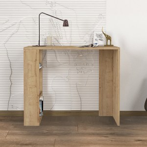 meg-GP042-0115,2-1 ΓΡΑΦΕΙΟ ΕΡΓΑΣΙΑΣ NETENIA MEGAPAP ΑΠΟ ΜΕΛΑΜΙΝΗ ΧΡΩΜΑ SAPPHIRE OAK 90X40X74ΕΚ.