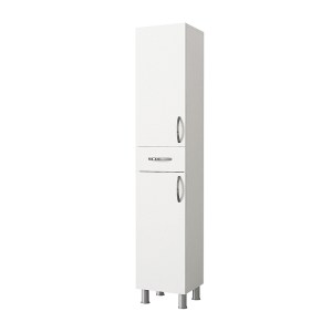 meg-GP042-0146,1-0 ΝΤΟΥΛΑΠΙ ΚΟΥΖΙΝΑΣ - ΜΠΑΝΙΟΥ SELINA MEGAPAP ΧΡΩΜΑ ΛΕΥΚΟ 35X31X179ΕΚ.
