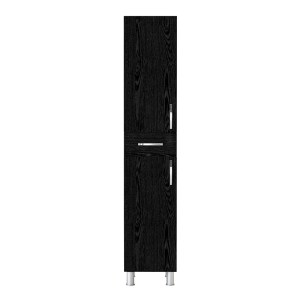 meg-GP042-0146,3-9 ΝΤΟΥΛΑΠΙ ΚΟΥΖΙΝΑΣ - ΜΠΑΝΙΟΥ SELINA MEGAPAP ΧΡΩΜΑ SENCRON BLACK 35X31X179ΕΚ.