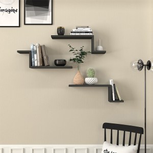meg-GP042-0159,2-3 ΡΑΦΙΕΡΑ ΤΟΙΧΟΥ LOWA MEGAPAP 3 ΤΕΜΑΧΙΩΝ ΧΡΩΜΑ ΑΝΘΡΑΚΙ 57,7X14,5X18ΕΚ.