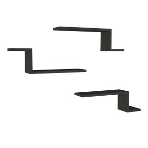 meg-GP042-0159,2-5 ΡΑΦΙΕΡΑ ΤΟΙΧΟΥ LOWA MEGAPAP 3 ΤΕΜΑΧΙΩΝ ΧΡΩΜΑ ΑΝΘΡΑΚΙ 57,7X14,5X18ΕΚ.