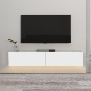 meg-GP042-0170,1-2 ΕΠΙΠΛΟ ΤΗΛΕΟΡΑΣΗΣ ΕΠΙΤΟΙΧΙΟ ARISTO MEGAPAP ΜΕ LED ΧΡΩΜΑ ΛΕΥΚΟ 135X31,6X25ΕΚ.
