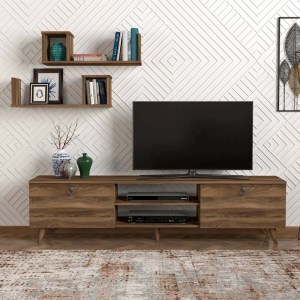 meg-GP042-0173,1-2 ΕΠΙΠΛΟ ΤΗΛΕΟΡΑΣΗΣ SEDDRA MEGAPAP ΧΡΩΜΑ ΚΑΡΥΔΙ 180X31,5X45ΕΚ.