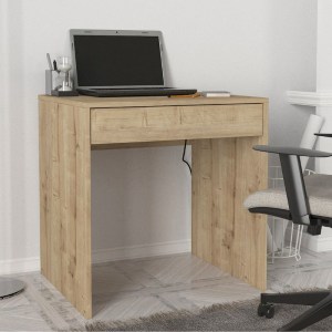 meg-GP042-0205,2-0 ΓΡΑΦΕΙΟ ΕΡΓΑΣΙΑΣ MIDA MEGAPAP ΧΡΩΜΑ SAPPHIRE OAK 72X60X73,8ΕΚ.