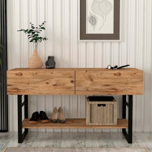 meg-GP042-0228,1-2 ΚΟΝΣΟΛΑ ARON MEGAPAP ΧΡΩΜΑ ATLANTIC PINE 138,8X41X75,7ΕΚ.