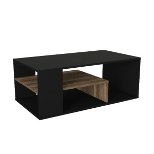 meg-GP042-0240,2-0 ΤΡΑΠΕΖΑΚΙ ΣΑΛΟΝΙΟΥ ABDERA MEGAPAP ΧΡΩΜΑ ΜΑΥΡΟ - ΚΑΡΥΔΙ 110X60X42ΕΚ.