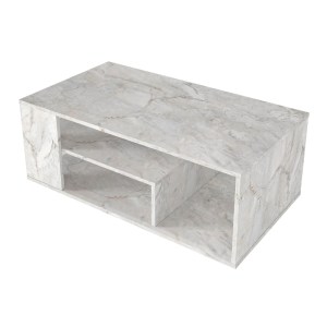 meg-GP042-0240,4-8 ΤΡΑΠΕΖΑΚΙ ΣΑΛΟΝΙΟΥ ABDERA MEGAPAP ΧΡΩΜΑ ΛΕΥΚΟ ΕΦΕ ΜΑΡΜΑΡΟΥ 110X60X42ΕΚ.