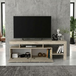 meg-GP042-0242,5-3 ΕΠΙΠΛΟ ΤΗΛΕΟΡΑΣΗΣ ACNES MEGAPAP ΧΡΩΜΑ TRAVERTINE 160X40X53ΕΚ.