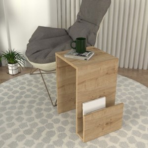 meg-GP042-0250,2-1 ΤΡΑΠΕΖΑΚΙ ΒΟΗΘΗΤΙΚΟ REGNAR MEGAPAP ΧΡΩΜΑ SAPPHIRE OAK 43,1X33,5X52ΕΚ.