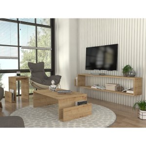 meg-GP042-0251,2-3 ΤΡΑΠΕΖΑΚΙ ΣΑΛΟΝΙΟΥ REGNAR MEGAPAP ΧΡΩΜΑ SAPPHIRE OAK 100,6X55X31,8ΕΚ.