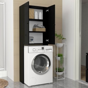 meg-GP042-0254,3-1 ΕΠΙΠΛΟ ΠΛΥΝΤΗΡΙΟΥ ROMME MEGAPAP ΧΡΩΜΑ ΜΑΥΡΟ 65X27,1X180ΕΚ.