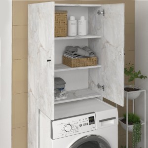 meg-GP042-0254,4-3 ΕΠΙΠΛΟ ΠΛΥΝΤΗΡΙΟΥ ROMME MEGAPAP ΧΡΩΜΑ ΛΕΥΚΟ ΕΦΕ ΜΑΡΜΑΡΟΥ 65X27,1X180ΕΚ.