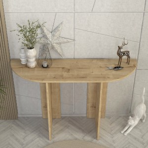 meg-GP042-0259,2-1 ΚΟΝΣΟΛΑ CORTADO MEGAPAP ΧΡΩΜΑ SAPPHIRE OAK 120X35X75ΕΚ.