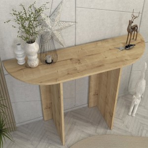 meg-GP042-0259,2-3 ΚΟΝΣΟΛΑ CORTADO MEGAPAP ΧΡΩΜΑ SAPPHIRE OAK 120X35X75ΕΚ.