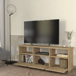 meg-GP042-0262,1-2 ΕΠΙΠΛΟ ΤΗΛΕΟΡΑΣΗΣ MAHEN MEGAPAP ΧΡΩΜΑ SAPPHIRE OAK 140X35X49,8ΕΚ.