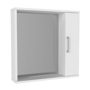 meg-GP042-0272,1-0 ΚΑΘΡΕΠΤΗΣ ΜΠΑΝΙΟΥ DEAL ΜEGAPAP ΧΡΩΜΑ ΛΕΥΚΟ 65X15,3X65ΕΚ.