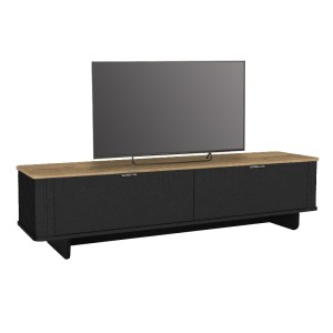 meg-GP042-0283,2-5 ΕΠΙΠΛΟ ΤΗΛΕΟΡΑΣΗΣ BOHEMA MEGAPAP ΧΡΩΜΑ ΜΑΥΡΟ - SEPET OAK 180X47X45,6ΕΚ.