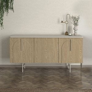 meg-GP042-0287,1-0 ΜΠΟΥΦΕΣ REBEL MEGAPAP ΧΡΩΜΑ ROTA OAK - SANDSTONE 150X45X76,5ΕΚ.