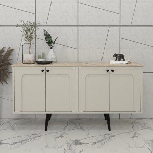 meg-GP042-0299,1-0 ΜΠΟΥΦΕΣ SEVILLA MEGAPAP ΧΡΩΜΑ SANDSTONE - TRAVERTINE 150X44,6X72,2ΕΚ.