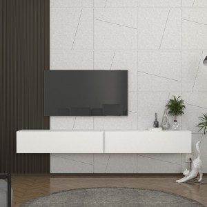 meg-GP042-0328,1-3 ΕΠΙΠΛΟ ΤΗΛΕΟΡΑΣΗΣ ΕΠΙΤΟΙΧΙΟ ESPANSE MEGAPAP ΧΡΩΜΑ ΛΕΥΚΟ 241,8X31,7X30ΕΚ.