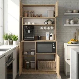 meg-GP042-0333,2-2 ΕΠΙΠΛΟ ΚΟΥΖΙΝΑΣ TUCO 2 MEGAPAP ΧΡΩΜΑ SAPPHIRE OAK 90X40X180ΕΚ.