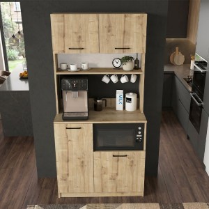 meg-GP042-0333,2-3 ΕΠΙΠΛΟ ΚΟΥΖΙΝΑΣ TUCO 2 MEGAPAP ΧΡΩΜΑ SAPPHIRE OAK 90X40X180ΕΚ.