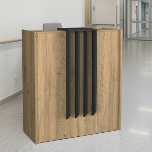 meg-GP042-0344,2-4 ΓΡΑΦΕΙΟ ΥΠΟΔΟΧΗΣ - RECEPTION HOLA MEGAPAP ΧΡΩΜΑ SEPET OAK - ΑΝΘΡΑΚΙ 93,6X45,2X110,3ΕΚ.