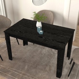 meg-GP042-0355,4-1 ΤΡΑΠΕΖΙ DARLEN MEGAPAP ΧΡΩΜΑ SENCRON BLACK 125X72X74ΕΚ.