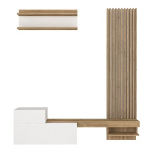 meg-GP042-0363,2-7 ΣΥΝΘΕΣΗ ΤΗΛΕΟΡΑΣΗΣ DUMONT MEGAPAP ΧΡΩΜΑ ΛΕΥΚΟ - SEPET OAK 180X36,8X200ΕΚ.