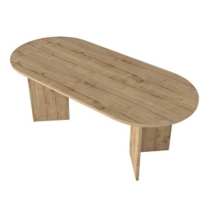 meg-GP042-0366,1-6 ΤΡΑΠΕΖΙ CORTADO MEGAPAP ΧΡΩΜΑ SAPPHIRE OAK 200X90X74ΕΚ.