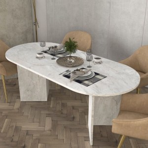 meg-GP042-0366,2-2 ΤΡΑΠΕΖΙ CORTADO MEGAPAP ΧΡΩΜΑ ΛΕΥΚΟ ΕΦΕ ΜΑΡΜΑΡΟΥ 200X90X74ΕΚ.