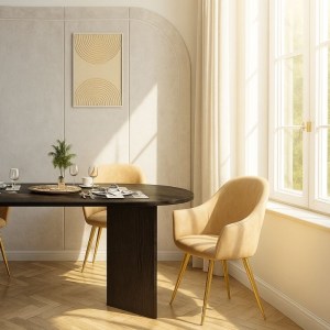 meg-GP042-0366,3-4 ΤΡΑΠΕΖΙ CORTADO MEGAPAP ΧΡΩΜΑ SENCRON BLACK 200X90X74ΕΚ.