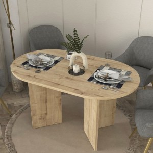 meg-GP042-0367,1-3 ΤΡΑΠΕΖΙ CORTADO MEGAPAP ΧΡΩΜΑ SAPPHIRE OAK 138X80X75ΕΚ.