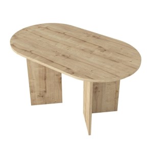 meg-GP042-0367,1-5 ΤΡΑΠΕΖΙ CORTADO MEGAPAP ΧΡΩΜΑ SAPPHIRE OAK 138X80X75ΕΚ.
